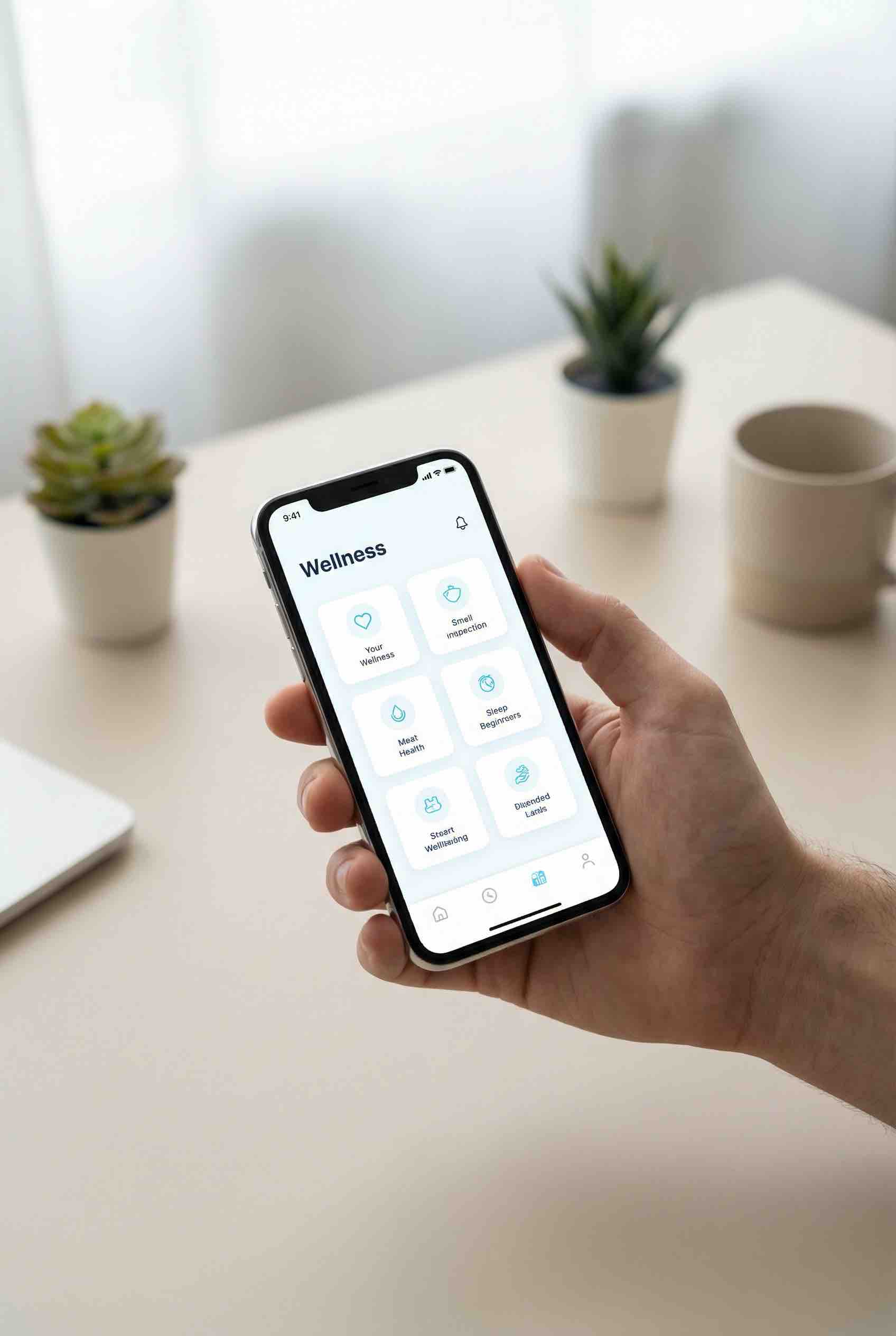 iPhone App Mockup - AI Generated Mockup